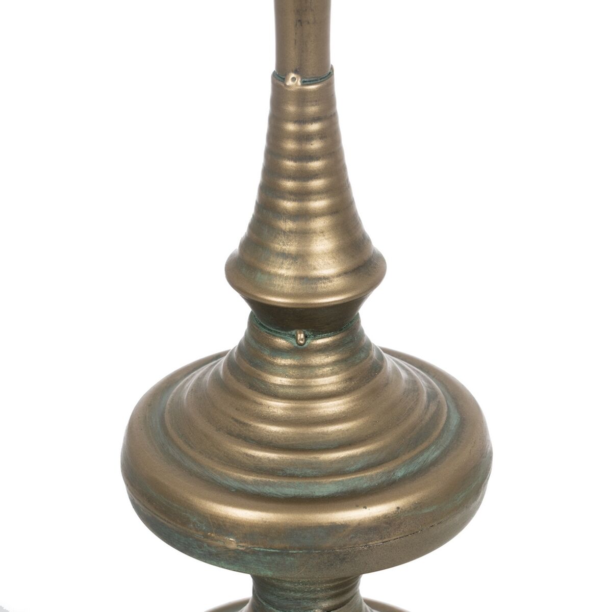 Castiçais Dourado Ferro 14 x 14 x 59 cm